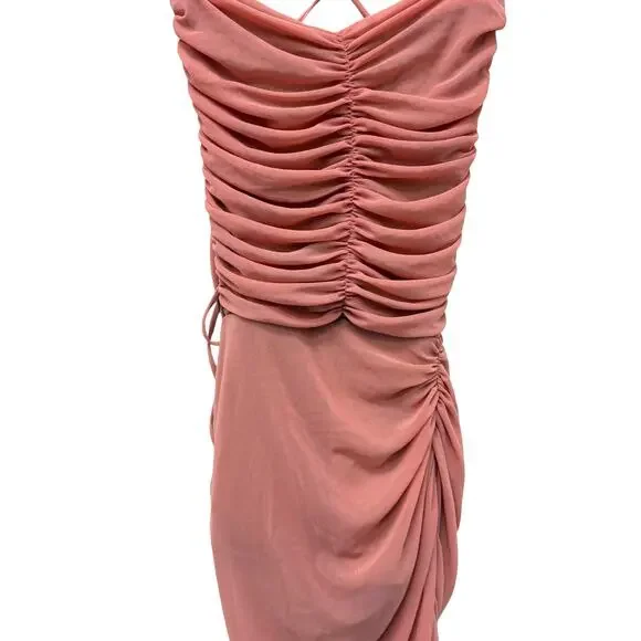NWT‎ Michael Costello x REVOLVE Follie Gown in Mauve Women’s Size Small - Picture 5 of 7